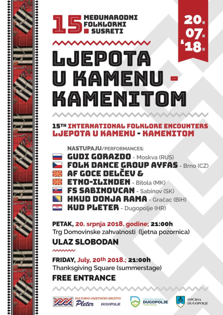 15-tih jubilarni međunarodni folklorni susret Ljepota u kamenu - kamenitom