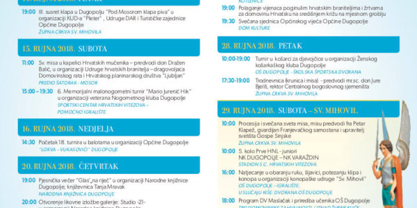 Proslava dana Općine Dugopolje 2018.