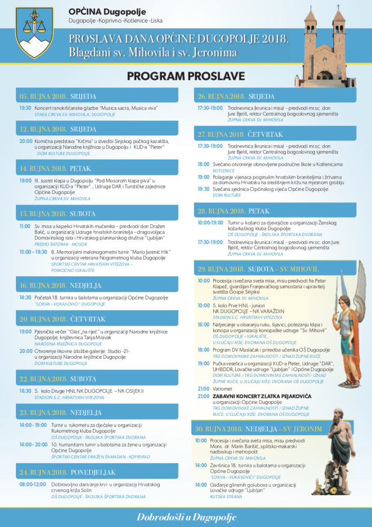 Proslava dana Općine Dugopolje 2018.