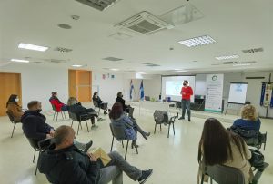 16. veljače 2021. godine u PRESS centru održana uvodna konferencija za projekt (ex) PRESS – PROGRESS Slika prezentacije 2