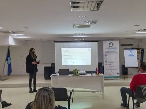 16. veljače 2021. godine u PRESS centru održana uvodna konferencija za projekt (ex) PRESS – PROGRESS Slika prezentacije 1